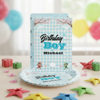 Niche Kids Martial Arts Party Decor Invitation