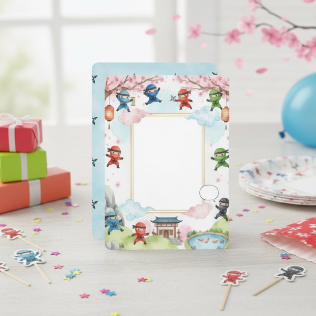 Niche Kids Martial Arts Party Decor Invitation (Creator Uploaded)