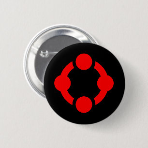 Niche Pride Flag (Black) 2 Inch Round Button