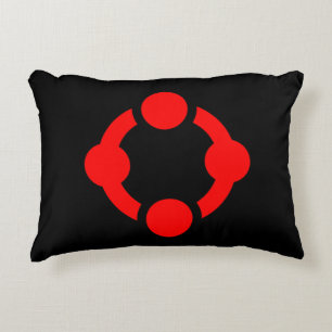 Niche Pride Flag (Black) Accent Pillow