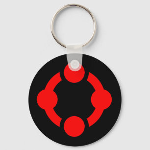 Niche Pride Flag (Black) Keychain