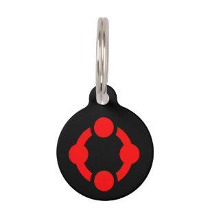 Niche Pride Flag (Black) Pet Tag