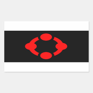 Niche Pride Flag (Black) Sticker