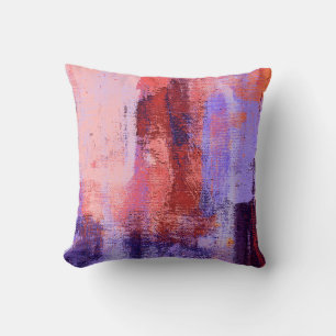 Nichinan Abstract Throw Pillow