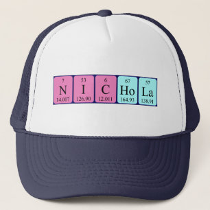 Nichola periodic table name hat