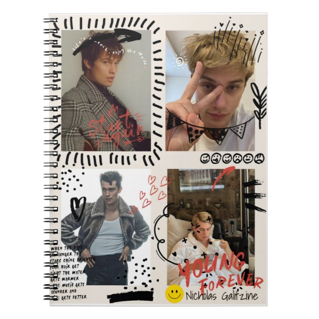 Nicholas Galitzine Notebook (Front)