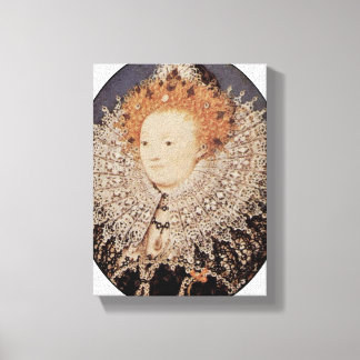 Nicholas Hilliard - Queen Elizabeth I of England Canvas Print