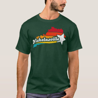 Nicholasville Kentucky Vintage Distressed Souvenir T-Shirt