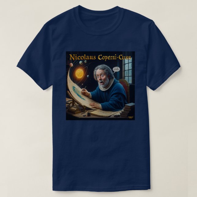 Nicholaus Coperni-Cuss T-Shirt (Design Front)