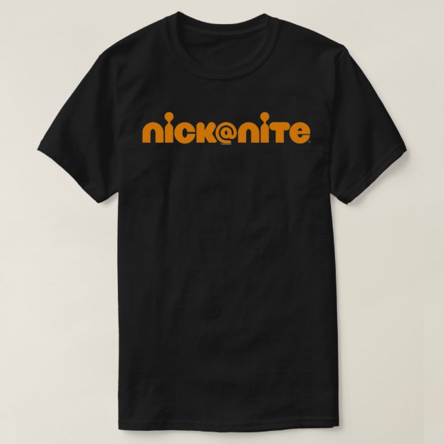 Nick at Nite Logo in Orange blanket  T-Shirt (Design Front)