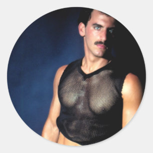 Nick Blue Eyezz Classic Round Sticker