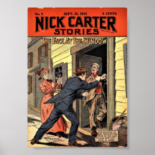 Nick Carter Stories 002 - The Face At The Window Poster