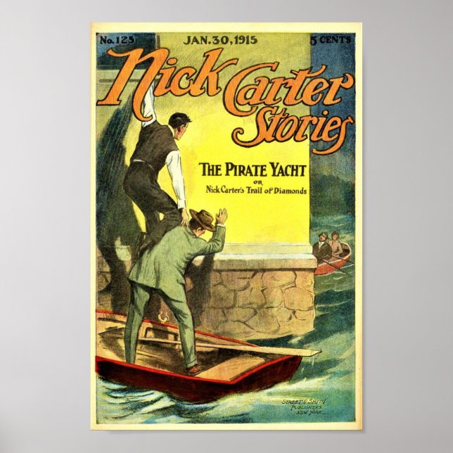 Nick Carter Stories 125 - The Pirate Yacht Poster (Front)