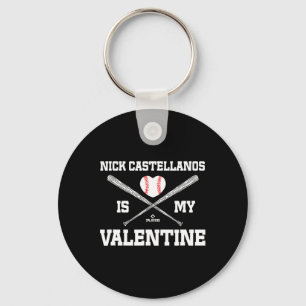 Nick Castellanos Is My Valentine Cincinnati Valent Keychain
