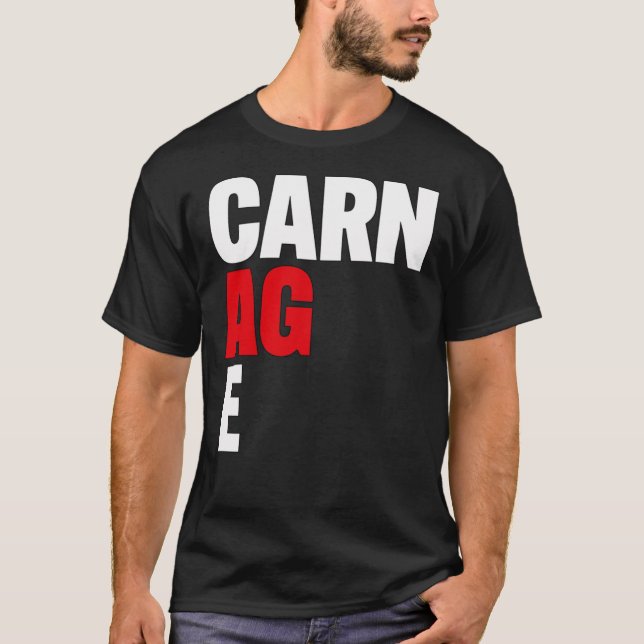 Nick Cave Warren Ellis Carnage Black Edition   T-Shirt (Front)