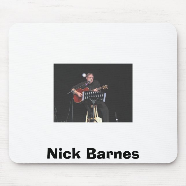 nick @ congress, Nick Barnes Mouse Pad (Front)