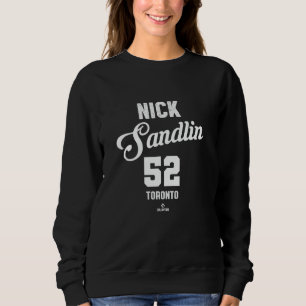 Nick Sandlin 52 Toronto Baseball Vintage MLBPA Sweatshirt