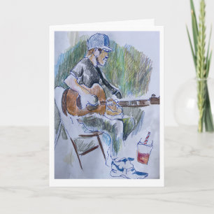 Nick the Guitarist Card