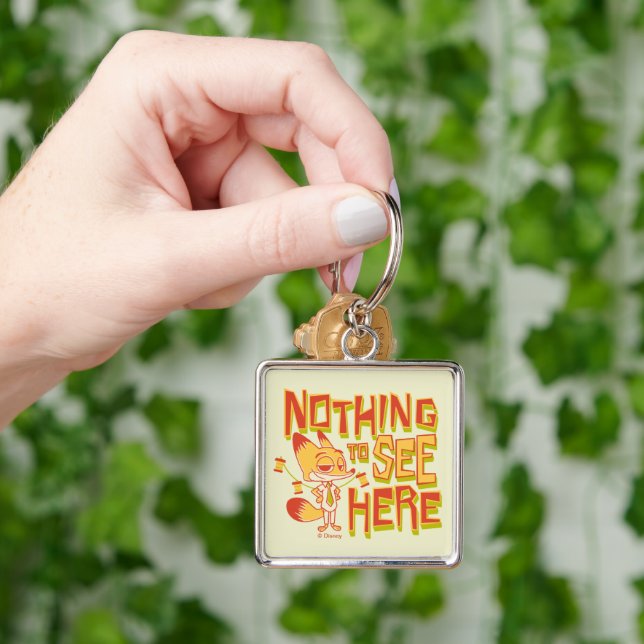 Nick Wilde - Nothing To See Here Keychain (Hand)