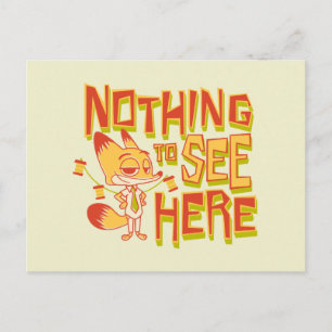 Nick Wilde - Nothing To See Here Postcard