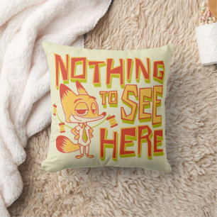 Nick Wilde - Nothing To See Here Throw Pillow