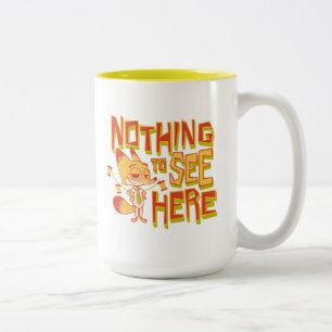 Nick Wilde - Nothing To See Here Two-Tone Coffee Mug