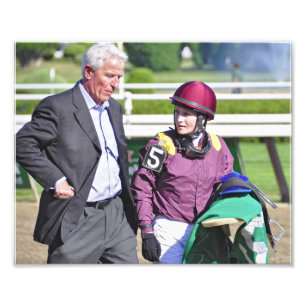 Nick Zito and Rosie Napravnik Photo Print