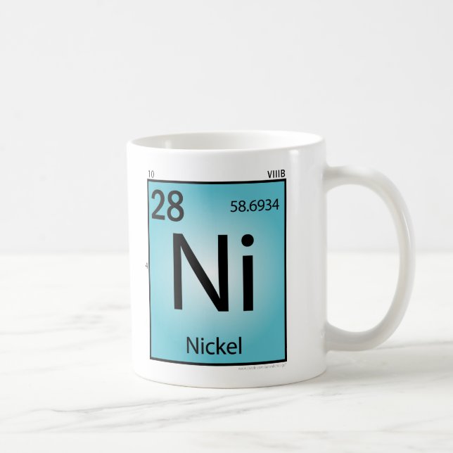 Nickel (Ni) Element Mug (Right)