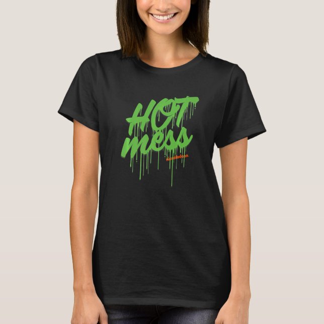 Nickelodeon Slime Hot Mess T-Shirt (Front)