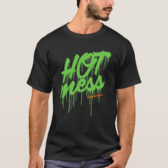 Nickelodeon Slime Hot Mess T-Shirt (Front)
