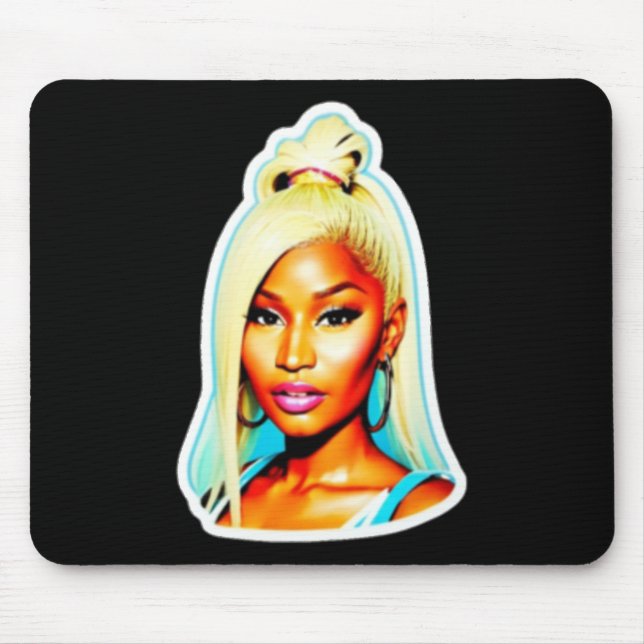 Nicki Minaj Sticker  Mouse Pad (Front)