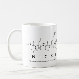 Nicki peptide name mug