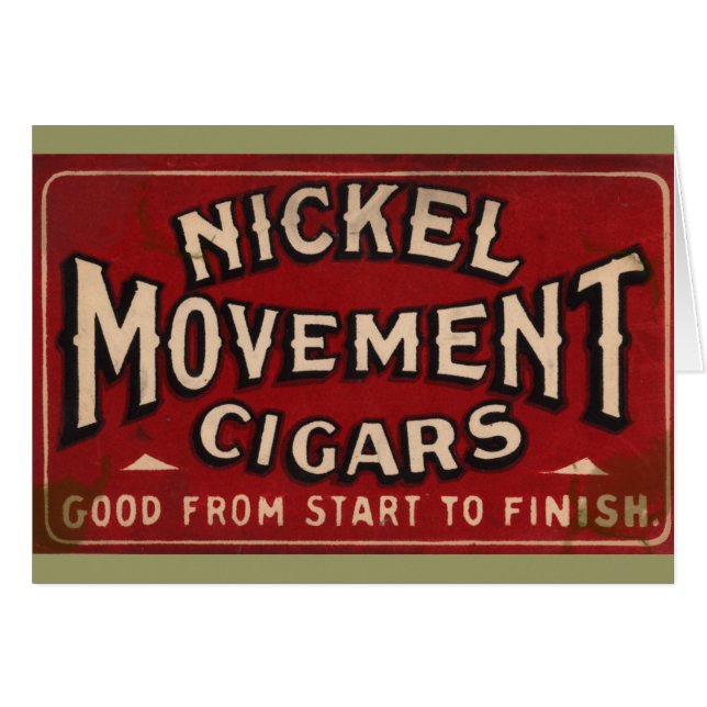 Nickle Mouvement Cigar 1900 (Devant horizontal)
