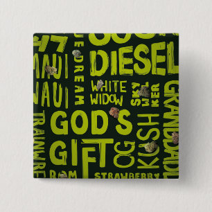 Nicknames 2 Inch Square Button