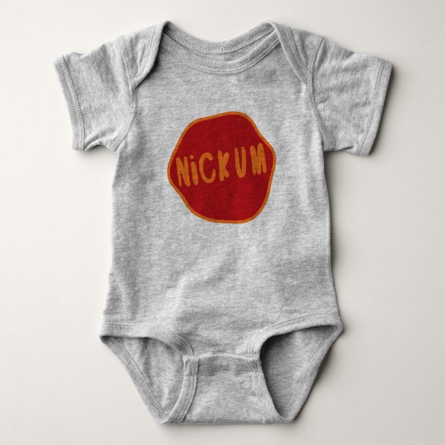 Nickum Doric Dialect Scottish Scots Bodysuit (Front)