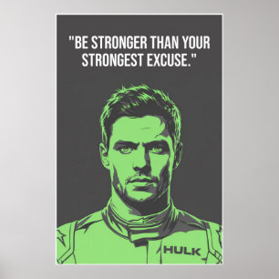 Nico Hülkenberg Racing Vector – Affiche
