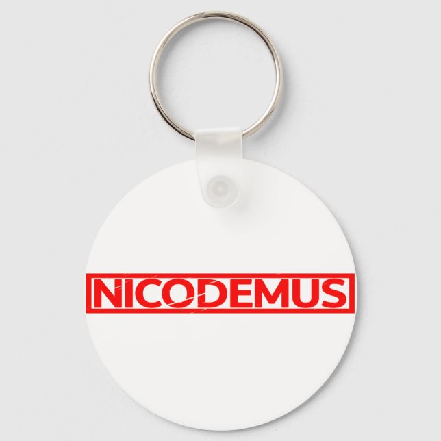 Nicodemus Stamp Keychain (Front)