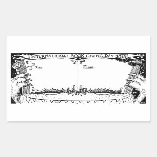 Nicola L. Robinson - Book Giving Day bookplate Sticker