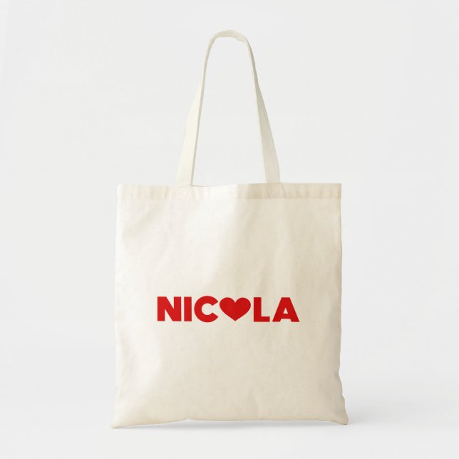 Nicola Love Tote Bag (Front)