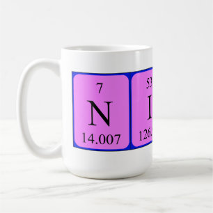 Nicola periodic table name mug