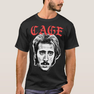Nicolas Cage Retro Aesthetic Fan Art Design T-Shirt
