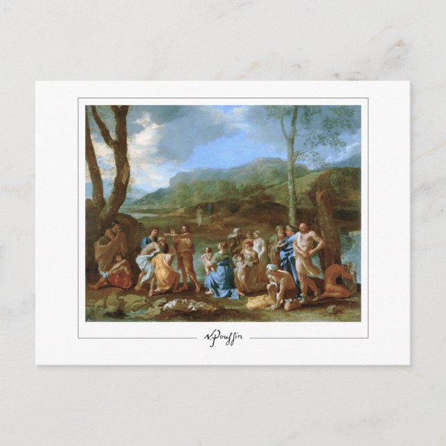 Nicolas Poussin #239 - Fine Art Postcard (Front)