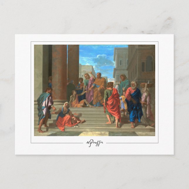 Nicolas Poussin #50 - Fine Art Postcard (Front)