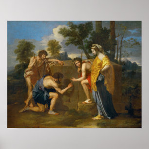 Nicolas Poussin - And in Arcadia ego Poster