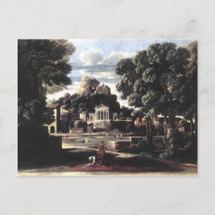 Nicolas Poussin- Ashes of Phocion collected Postcard