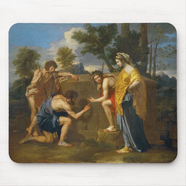 Nicolas Poussin - Et in Arcadia ego Mouse Pad (Front)