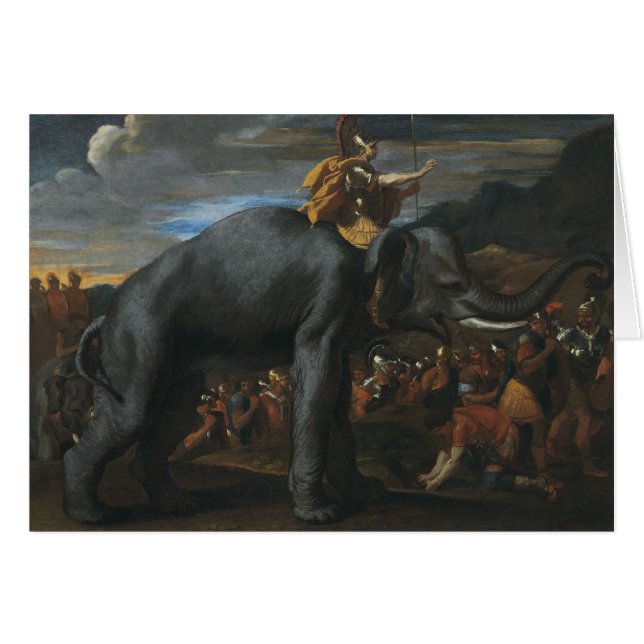 Nicolas Poussin - Hannibal crossing the Alps (Front Horizontal)