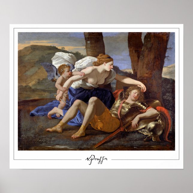 Nicolas Poussin Zedign Affiche d'art #2 (Devant)