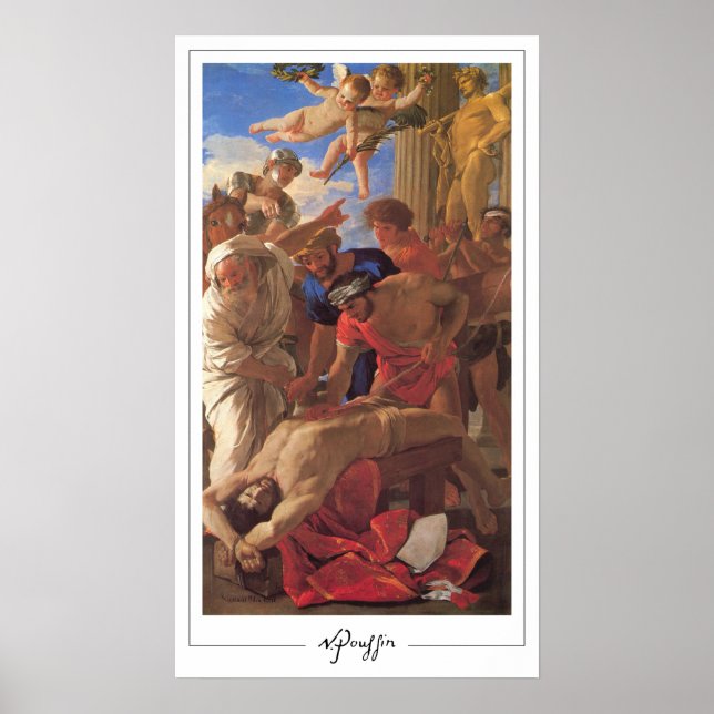 Nicolas Poussin Zedign Art Poster #107 (Front)