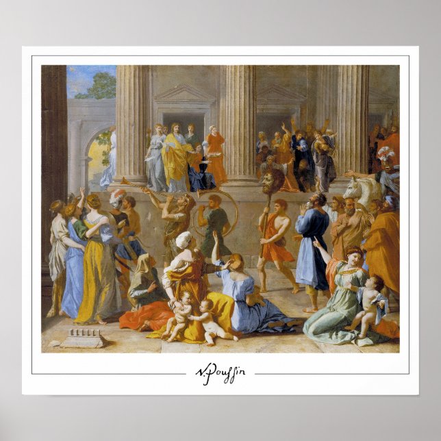 Nicolas Poussin Zedign Art Poster #201 (Front)